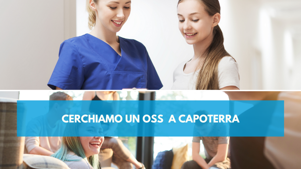 Immagine di un'operatrice socio sanitaria che lavora con i minori di una comunità socio educativa